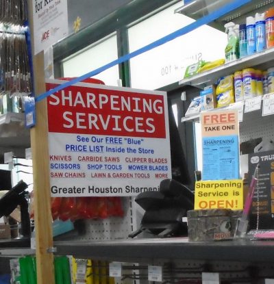 Knife Sharpening - Great Lakes Ace Hardware Store