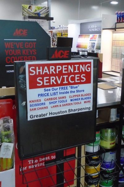 Knife Sharpening - Great Lakes Ace Hardware Store